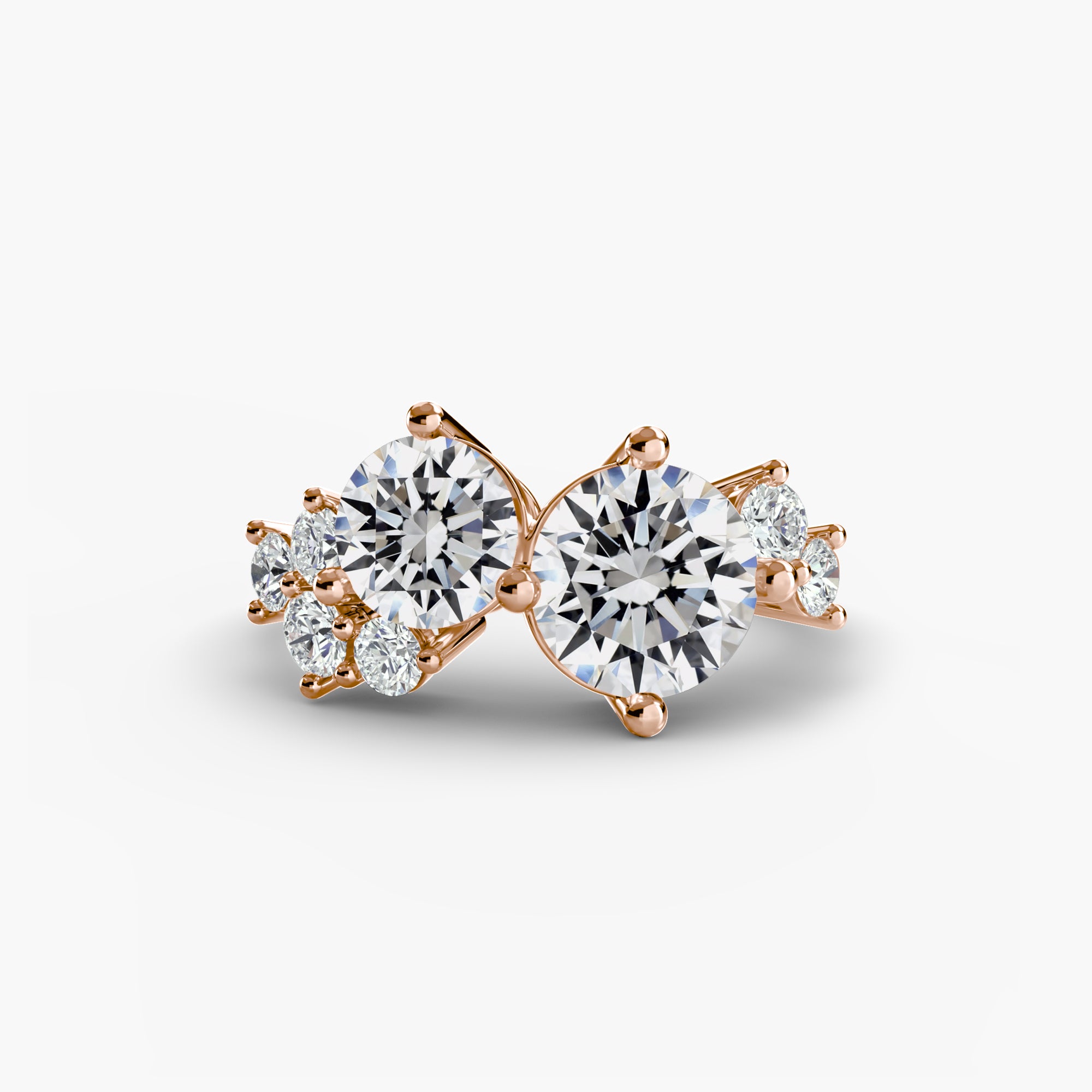 Duora Cluster Ring – Round Cut