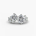 Duora Cluster Ring – Round Cut