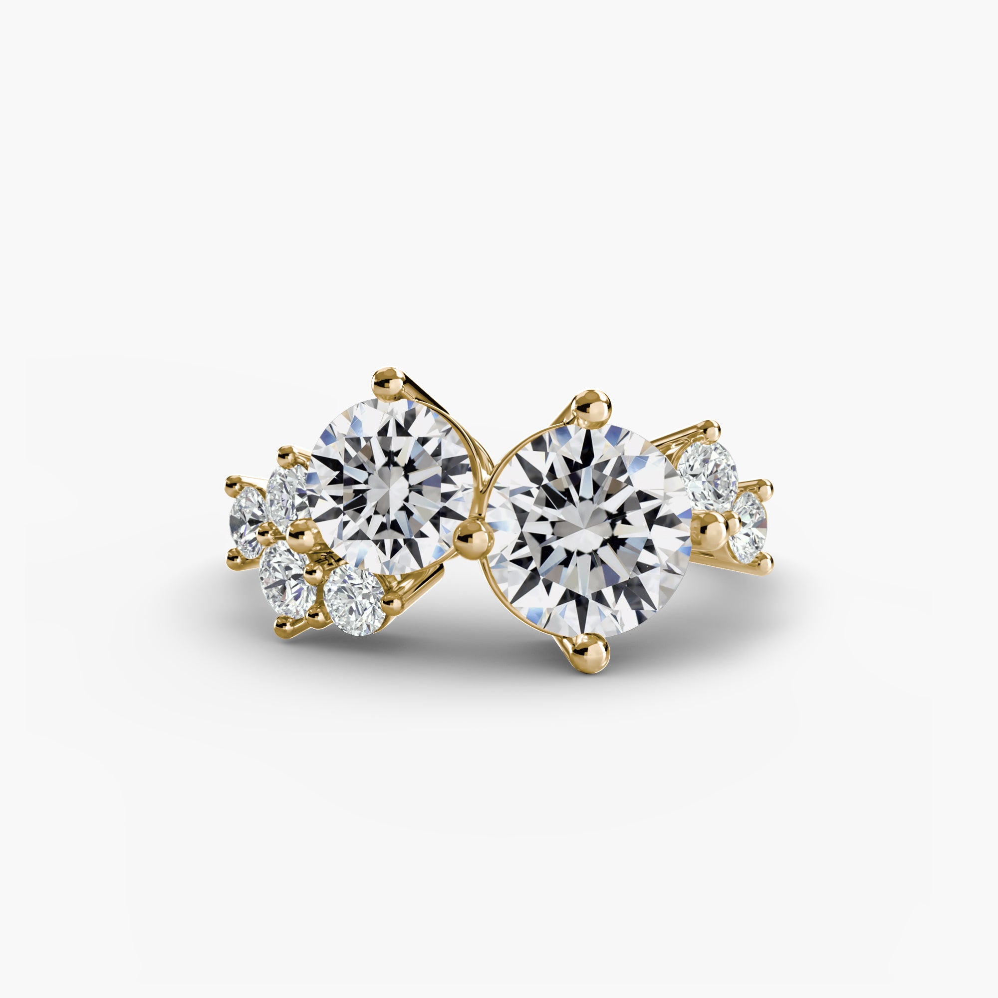 Duora Cluster Ring – Round Cut