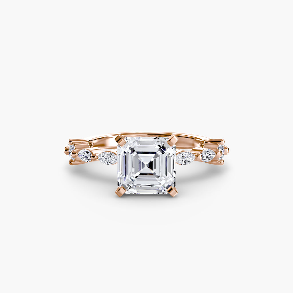Elaria Pavé Ring – Round Cut