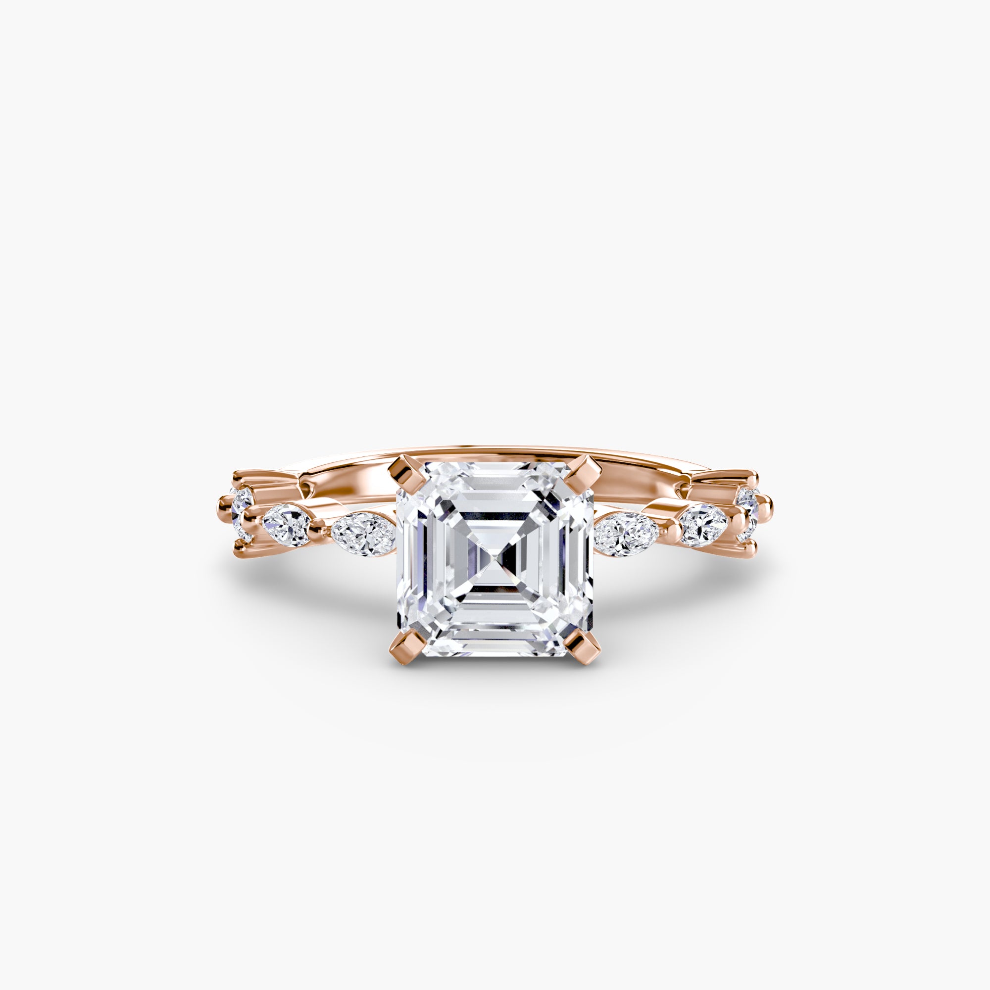 Elaria Pavé Ring – Round Cut