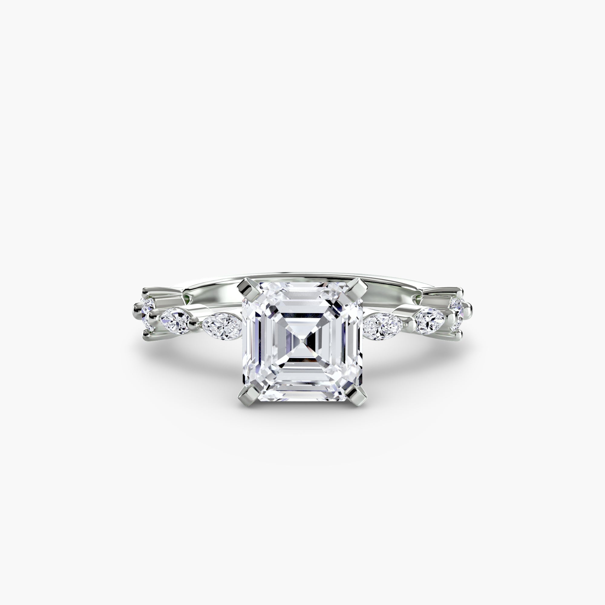 Elaria Pavé Ring – Round Cut