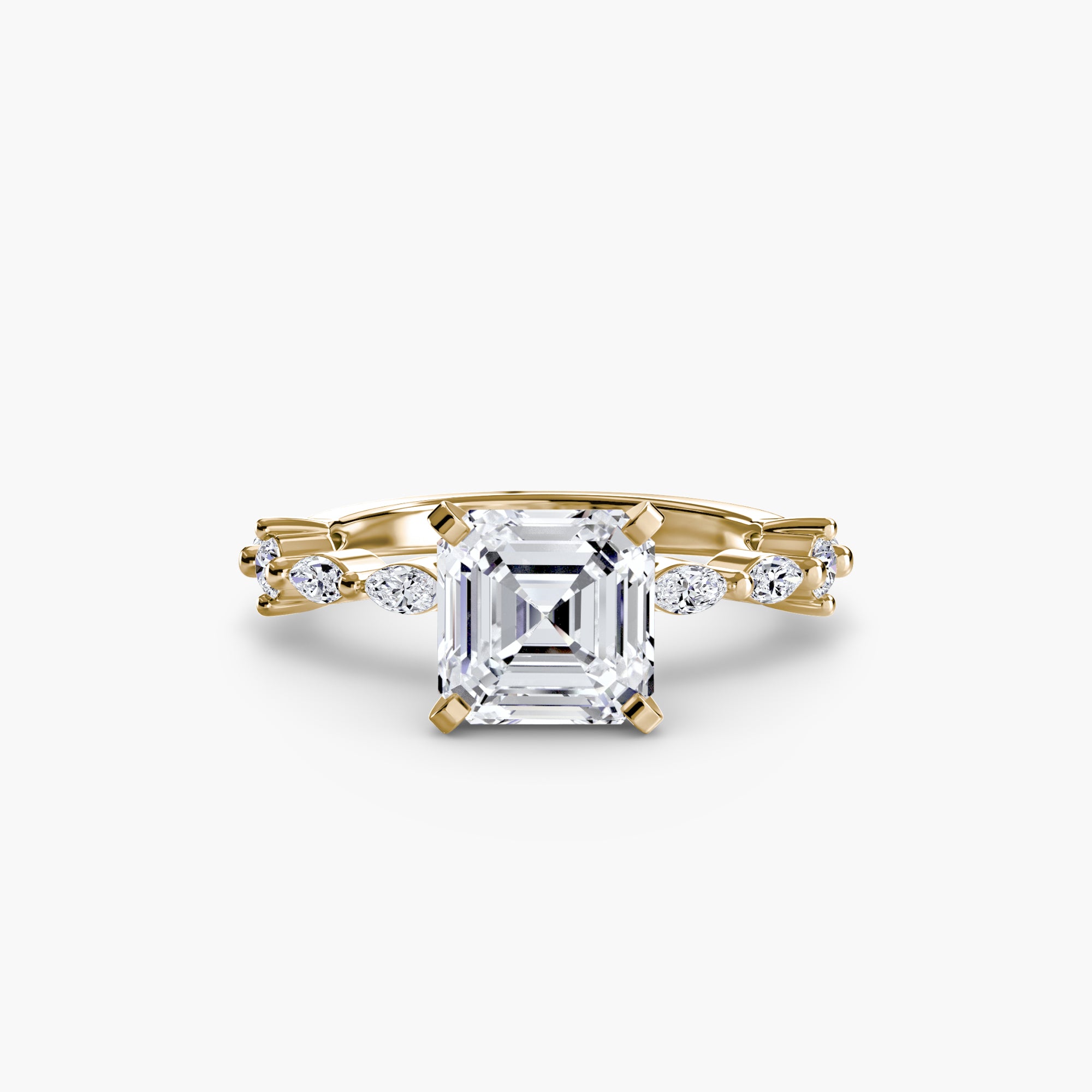 Elaria Pavé Ring – Round Cut