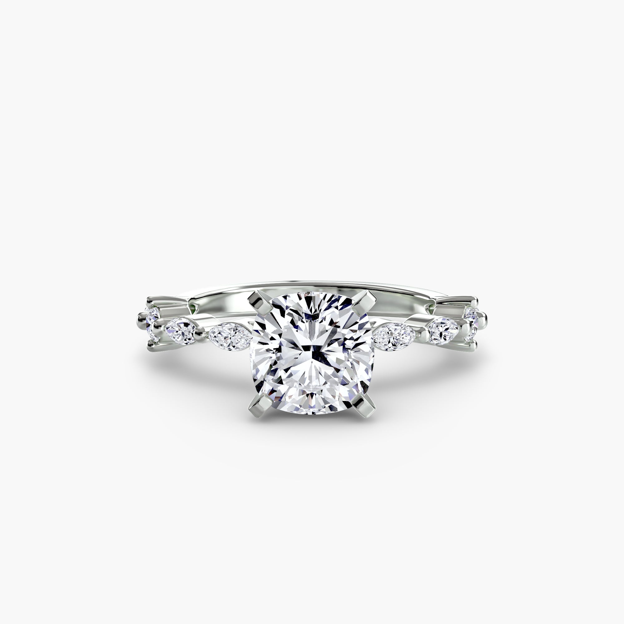 Elaria Pavé Ring – Round Cut