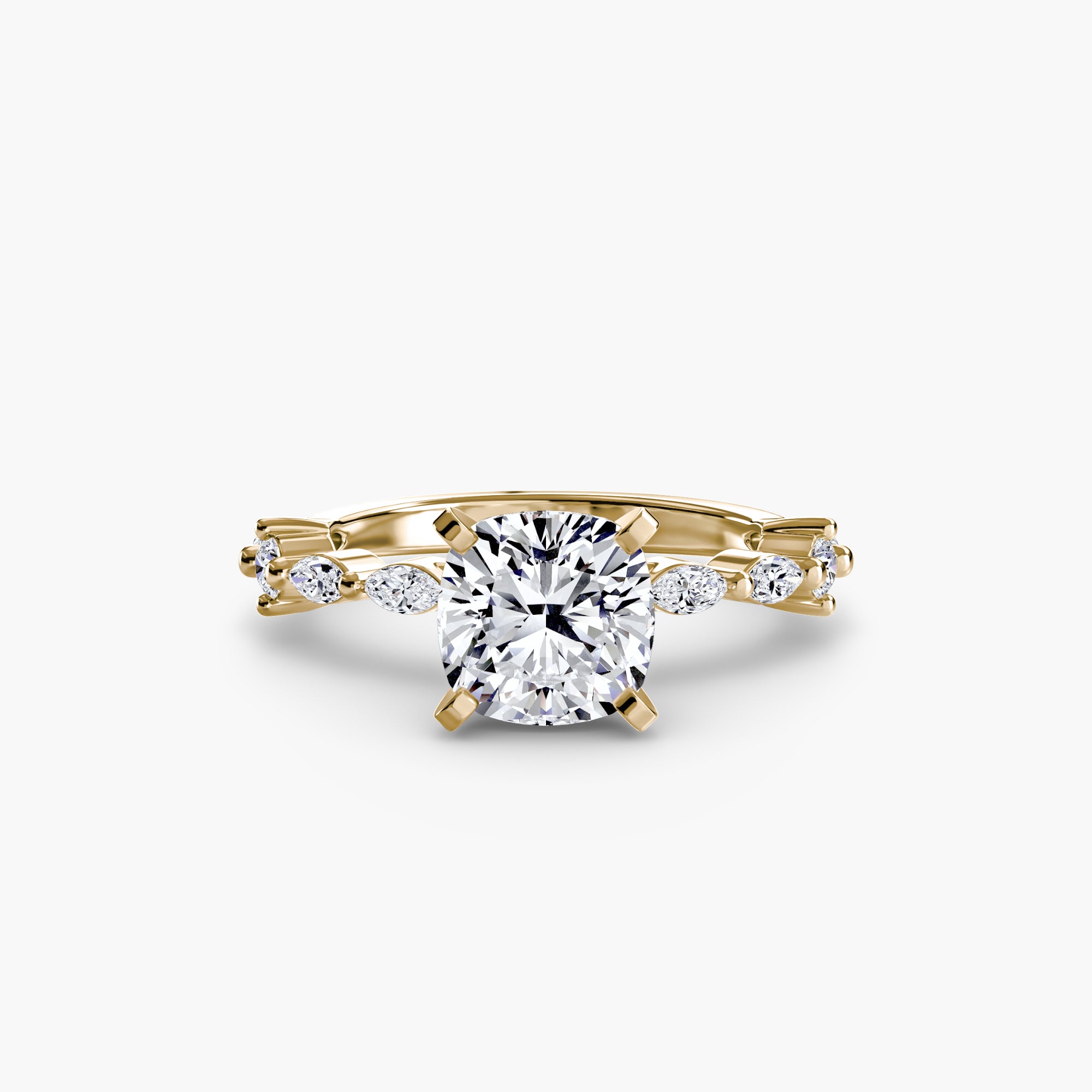Elaria Pavé Ring – Round Cut