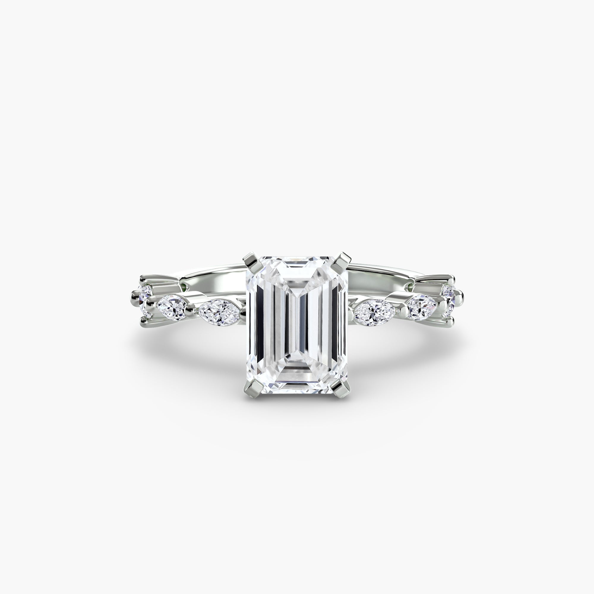 Elaria Pavé Ring – Round Cut
