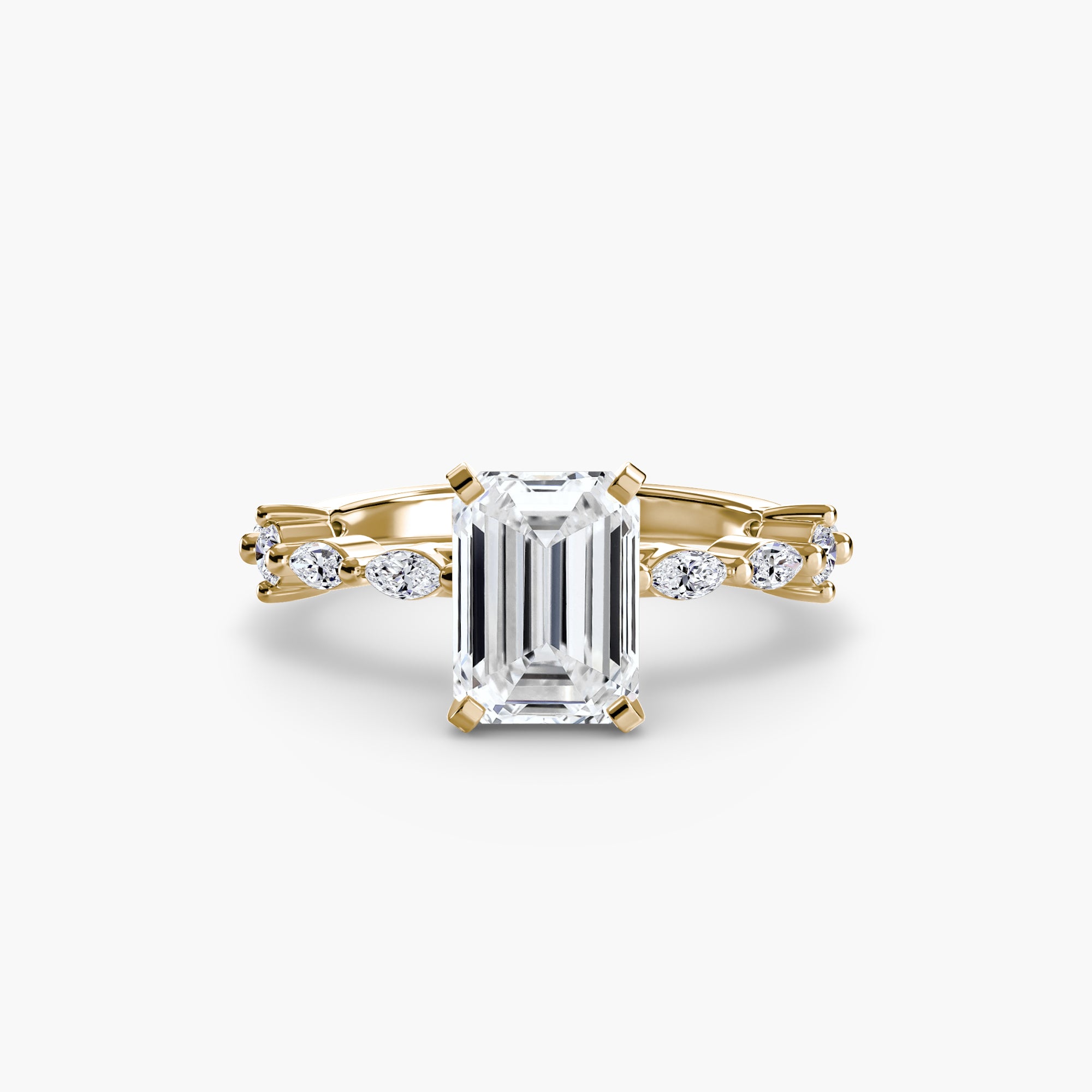 Elaria Pavé Ring – Round Cut