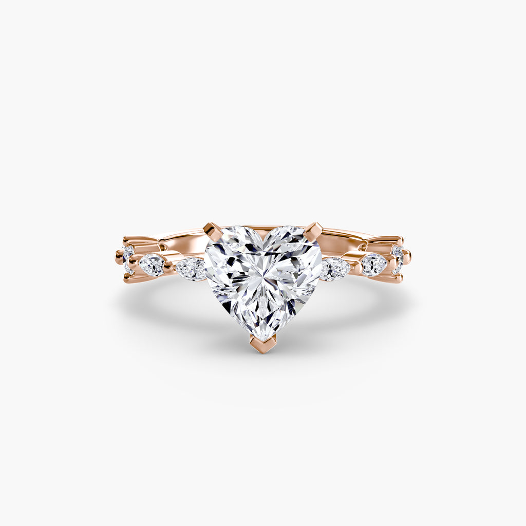 Elaria Pavé Ring – Round Cut