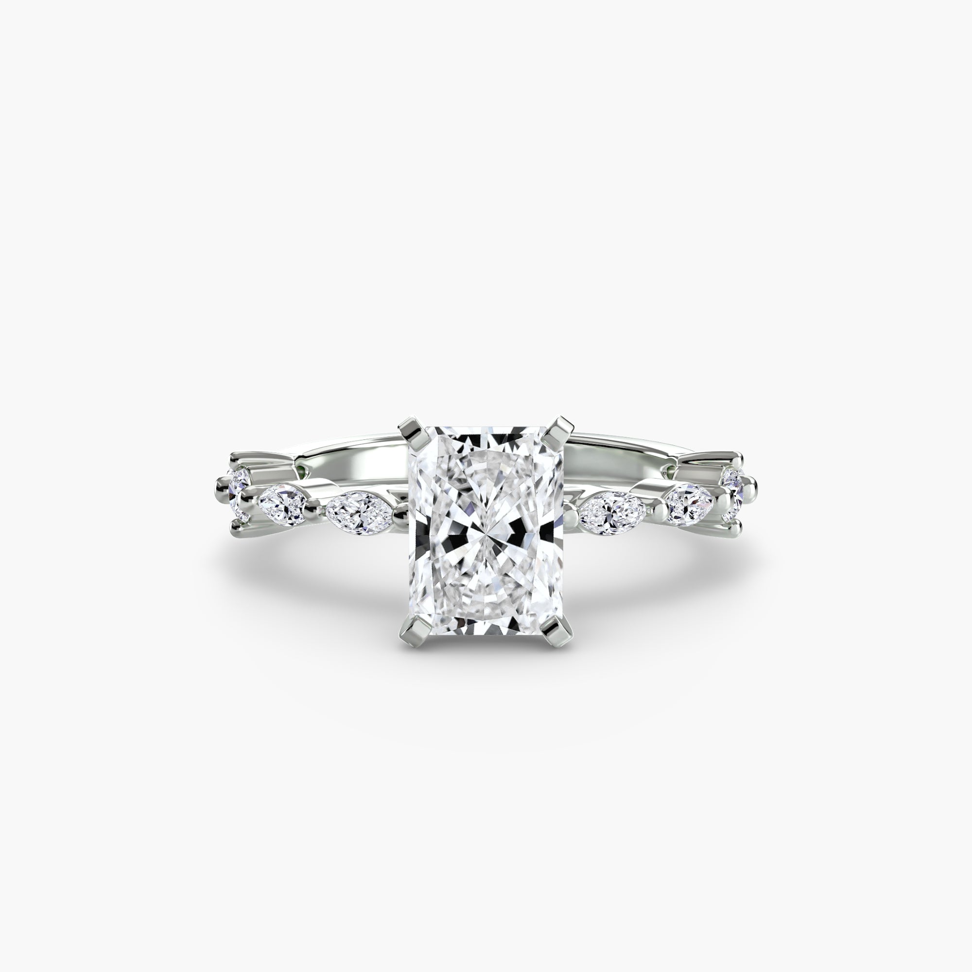 Elaria Pavé Ring – Round Cut