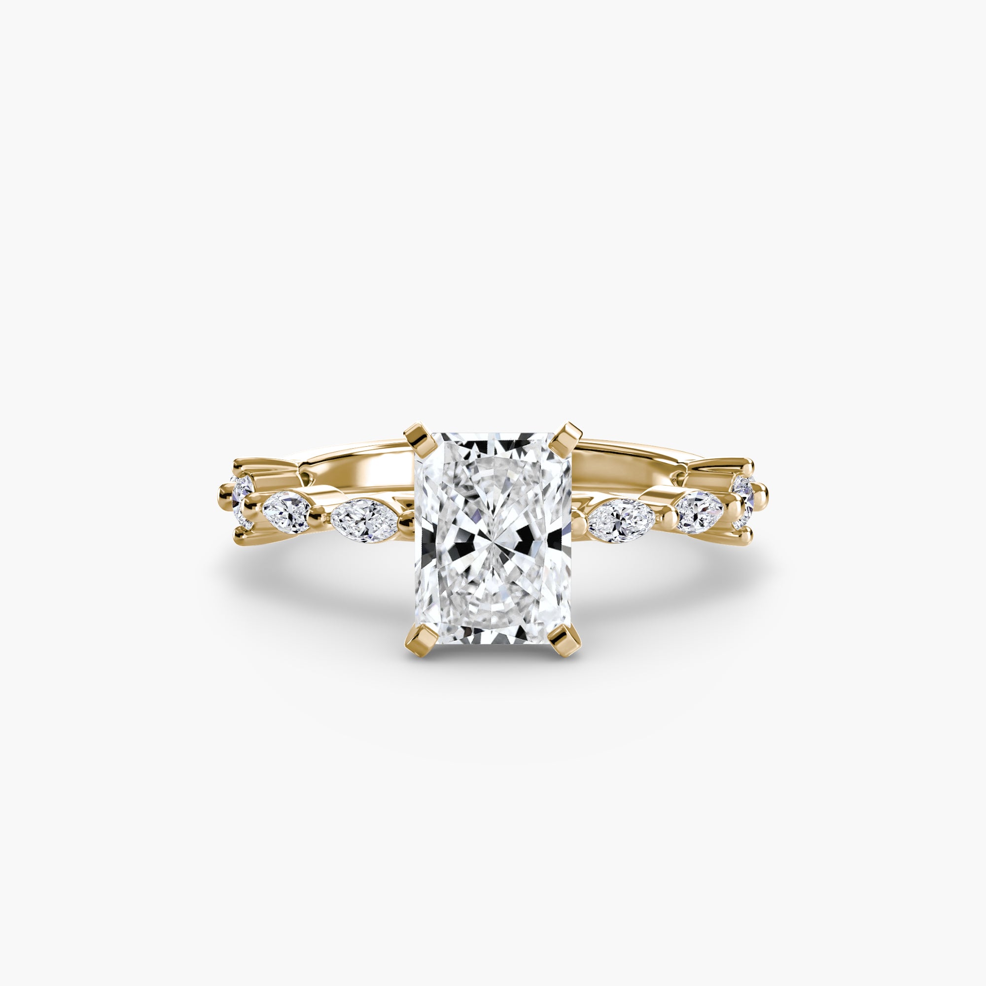 Elaria Pavé Ring – Round Cut