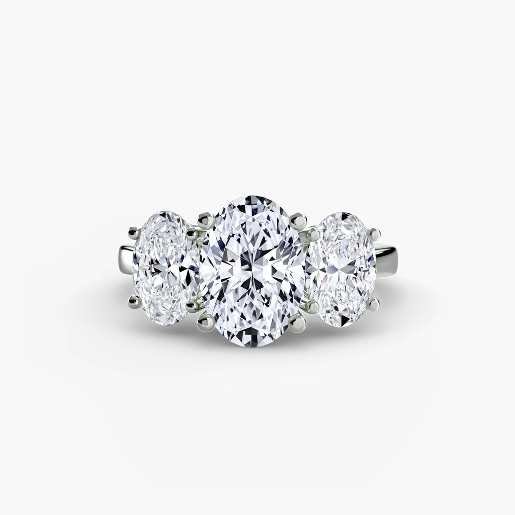 Triona Trilogy Ring – Oval Cut