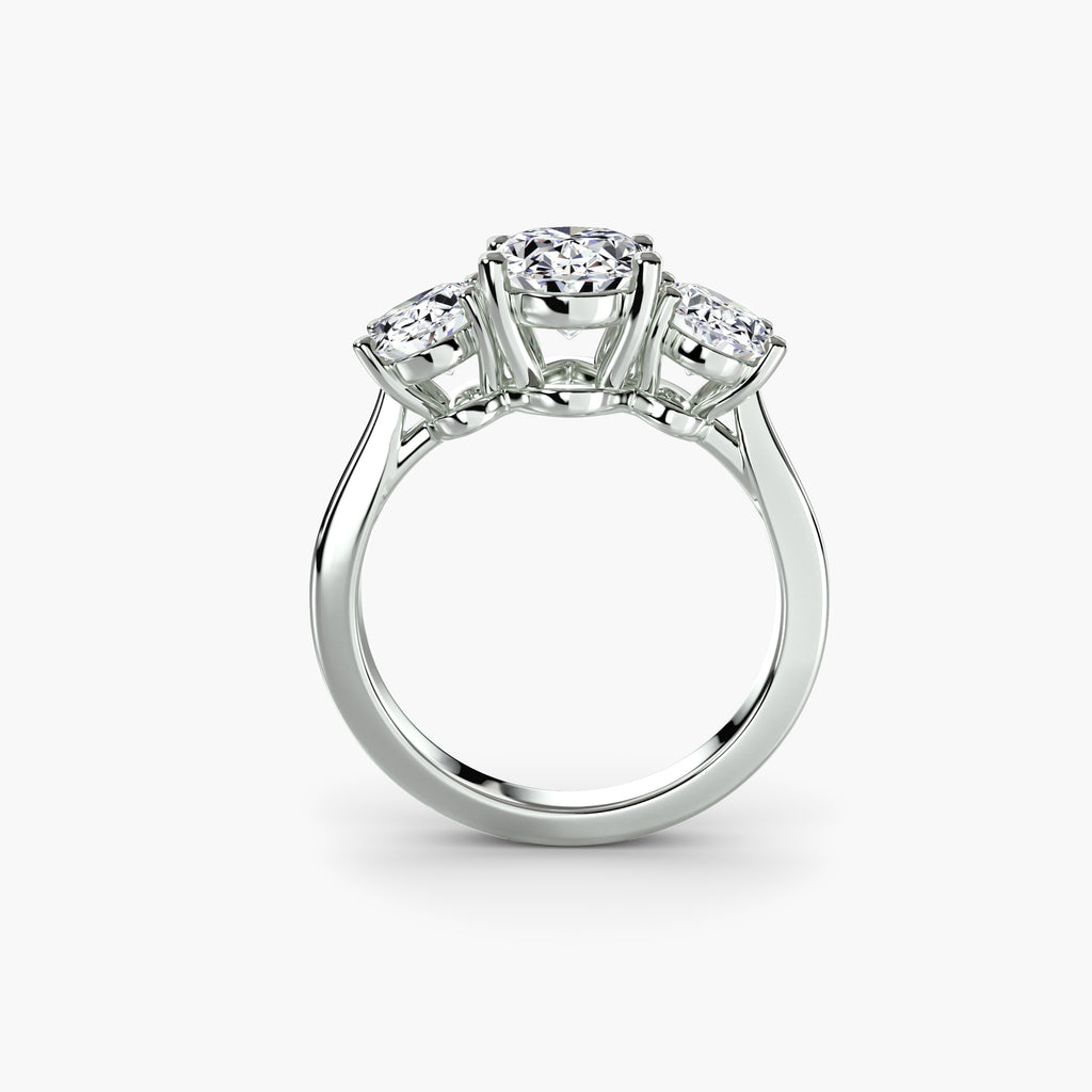 Triona Trilogy Ring – Oval Cut