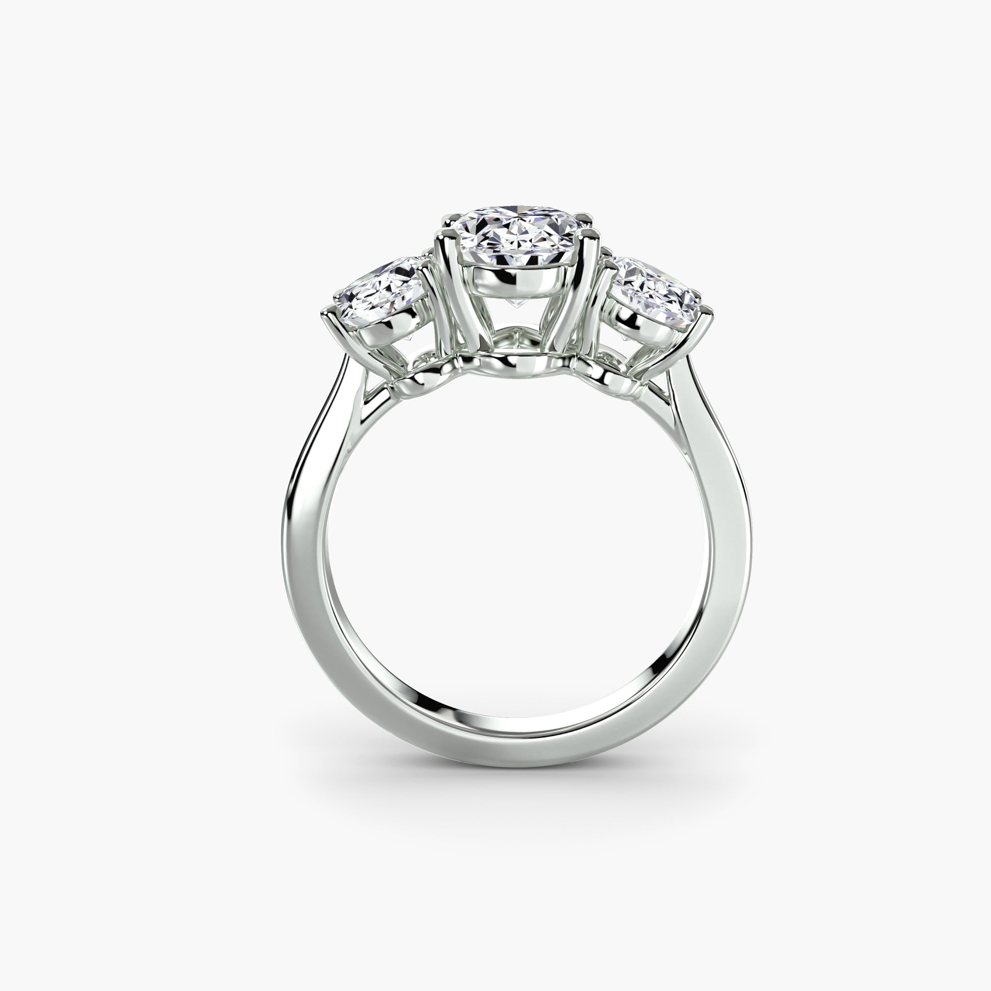 Triona Trilogy Ring – Oval Cut