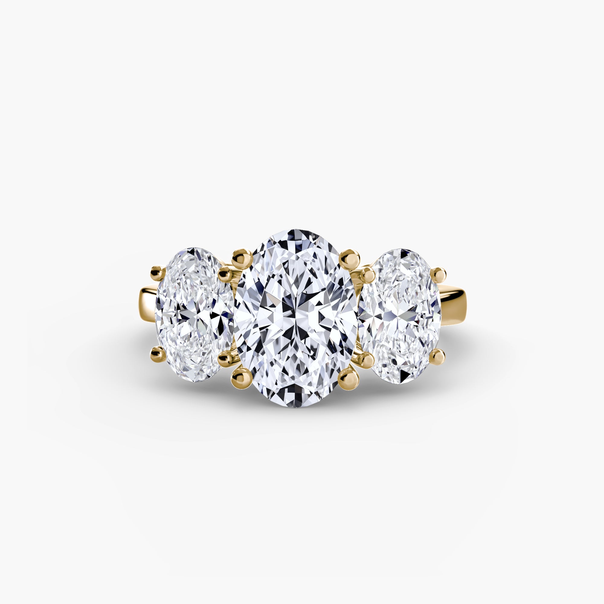 Triona Trilogy Ring – Oval Cut