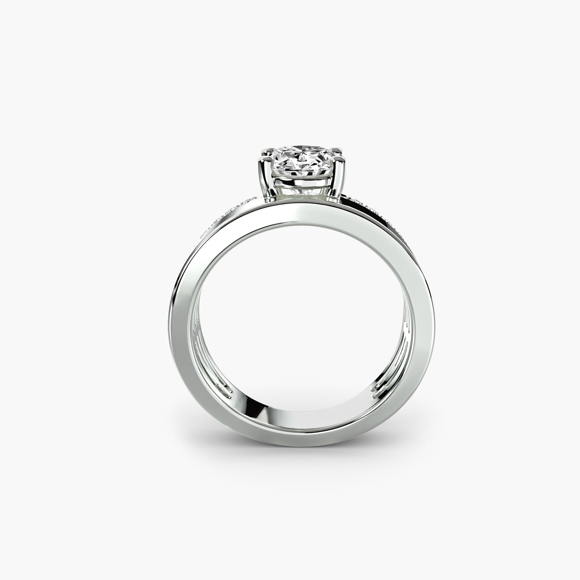 Valtora Solitaire Ring – Oval Cut