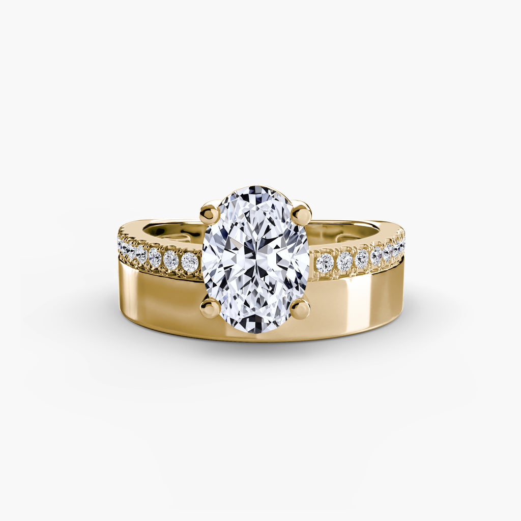 Valtora Solitaire Ring – Oval Cut