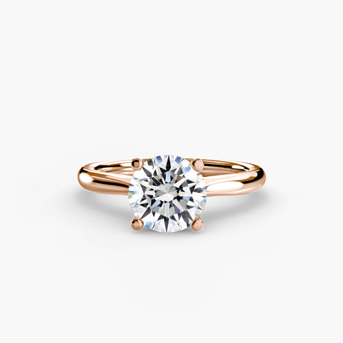 Aurelia Solitaire Ring – Classic Round Cut