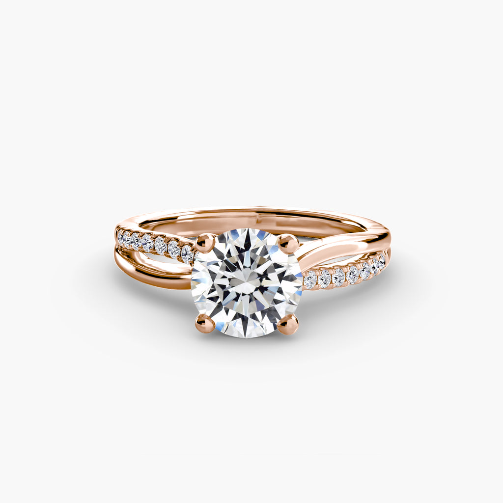 Velara Twist Pavé Ring