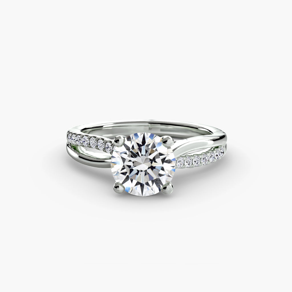 Velara Twist Pavé Ring