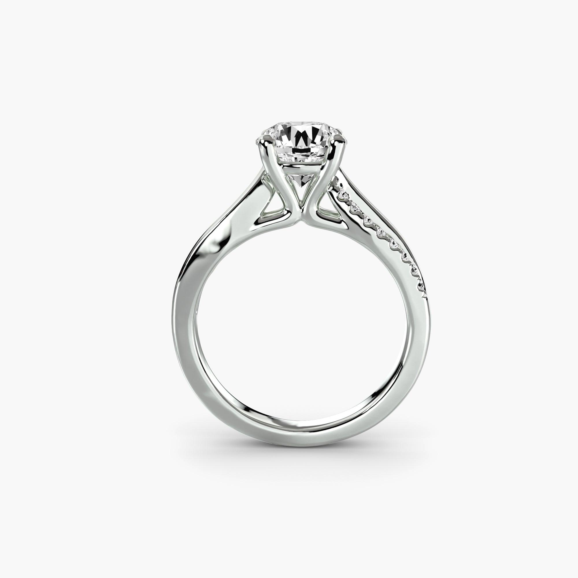 Velara Twist Pavé Ring
