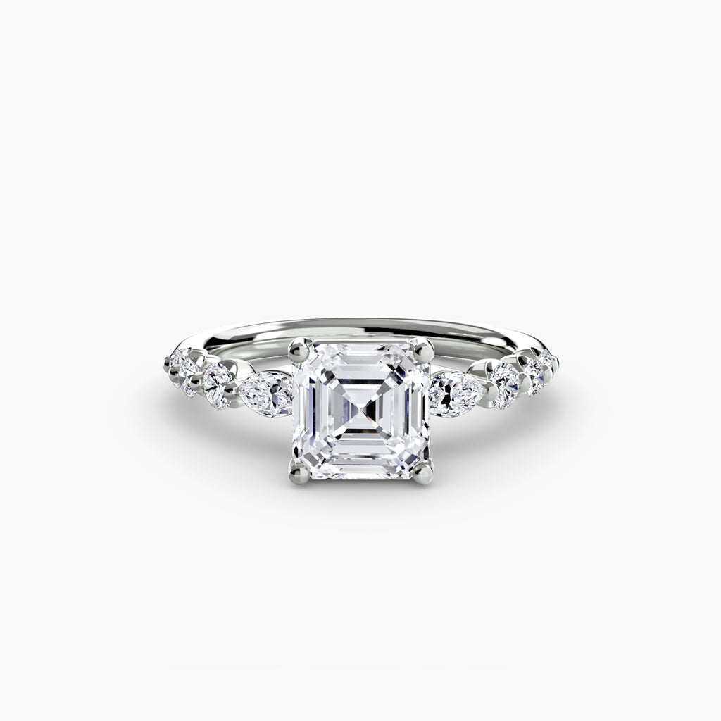 Velora Cluster Ring – Round Cut