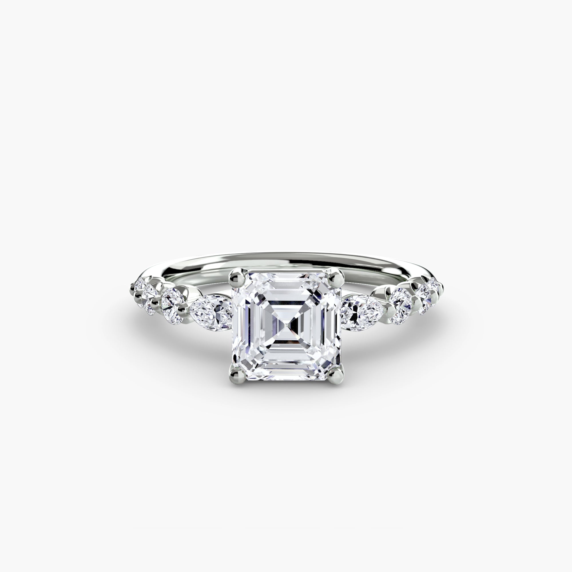 Velora Cluster Ring – Round Cut