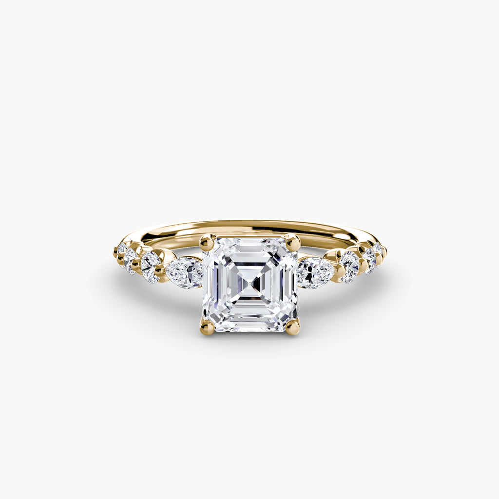 Velora Cluster Ring – Round Cut
