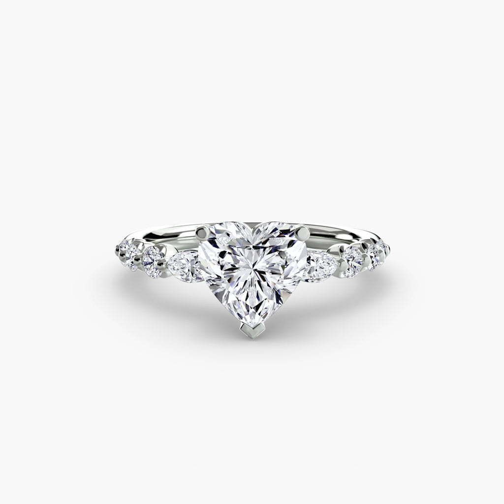 Velora Cluster Ring – Round Cut
