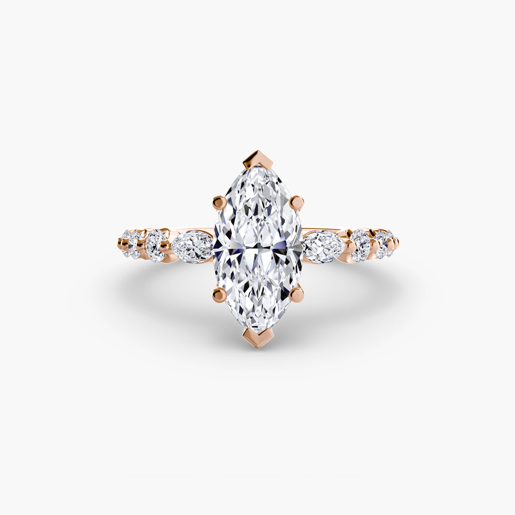 Velora Cluster Ring – Round Cut