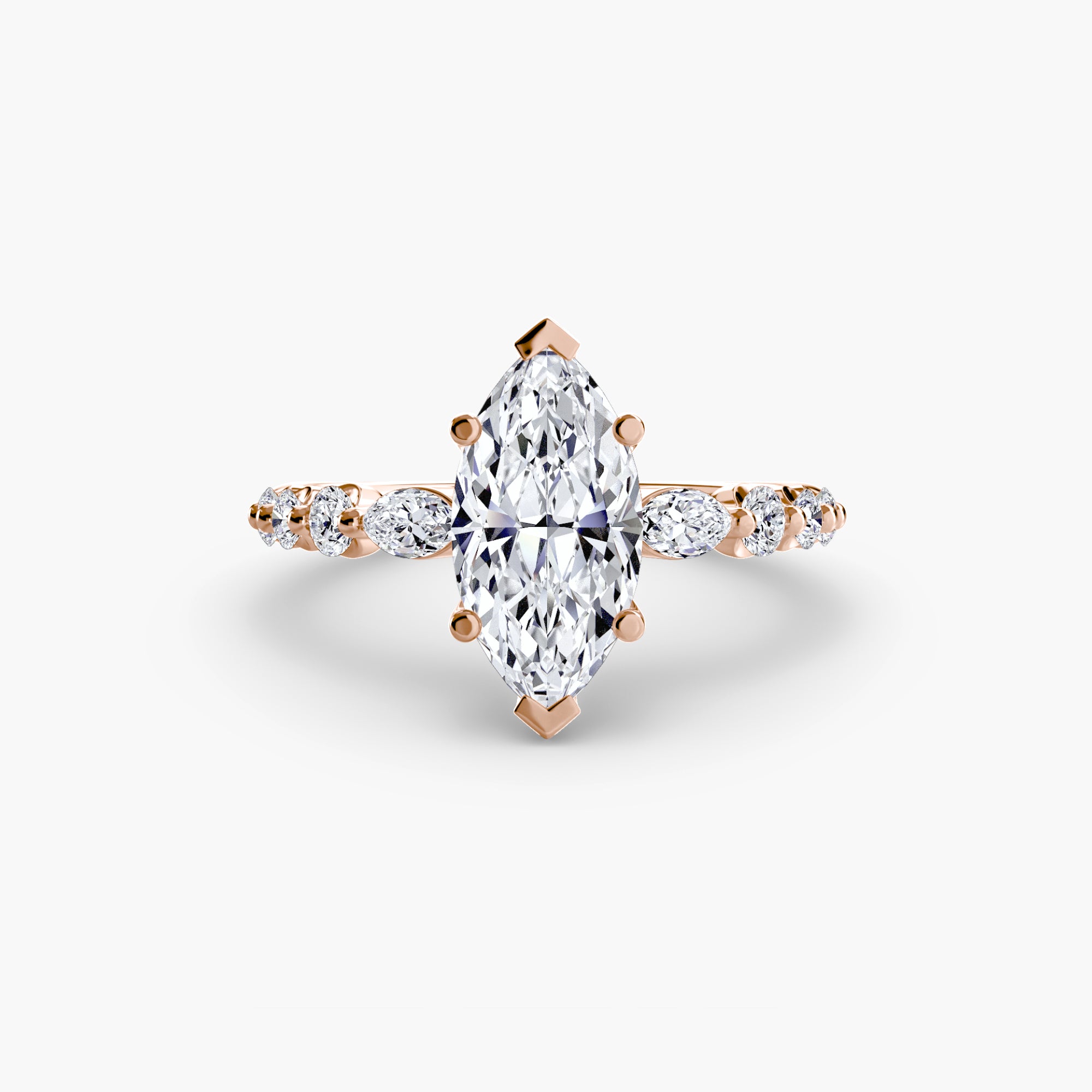 Velora Cluster Ring – Round Cut