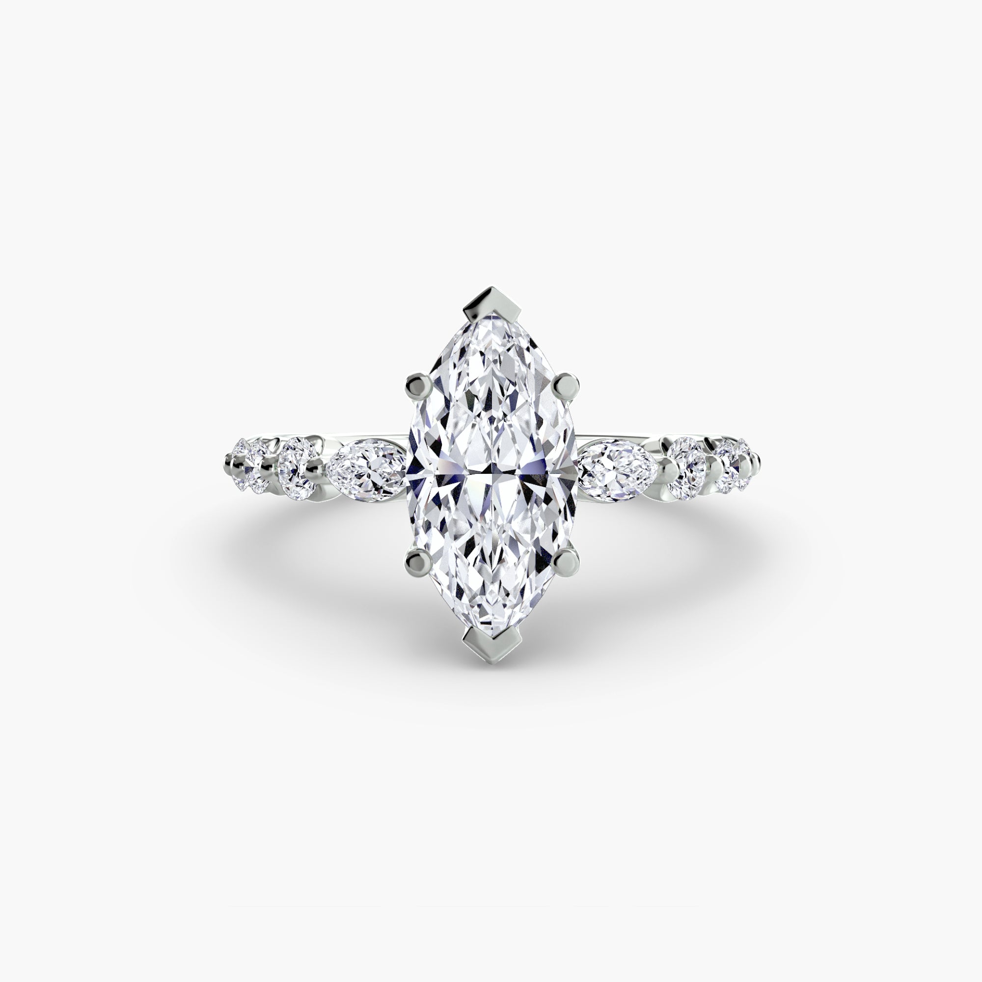 Velora Cluster Ring – Round Cut