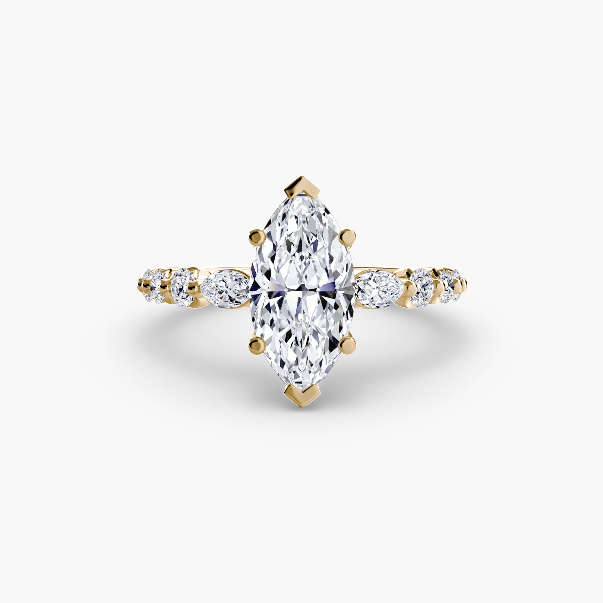 Velora Cluster Ring – Round Cut