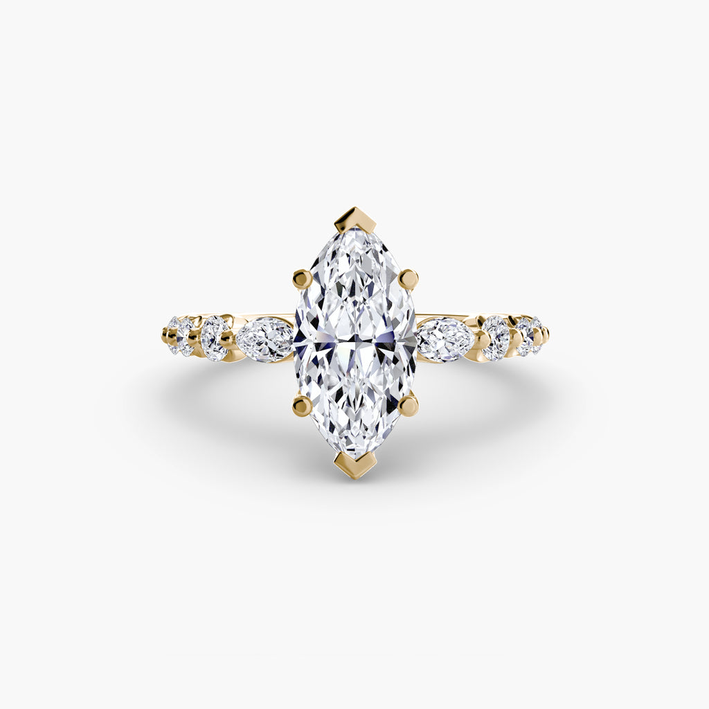Velora Cluster Ring – Round Cut
