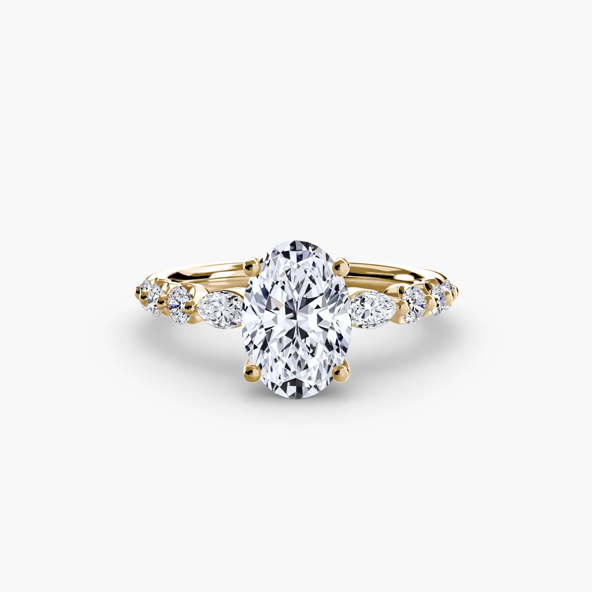 Velora Cluster Ring – Round Cut