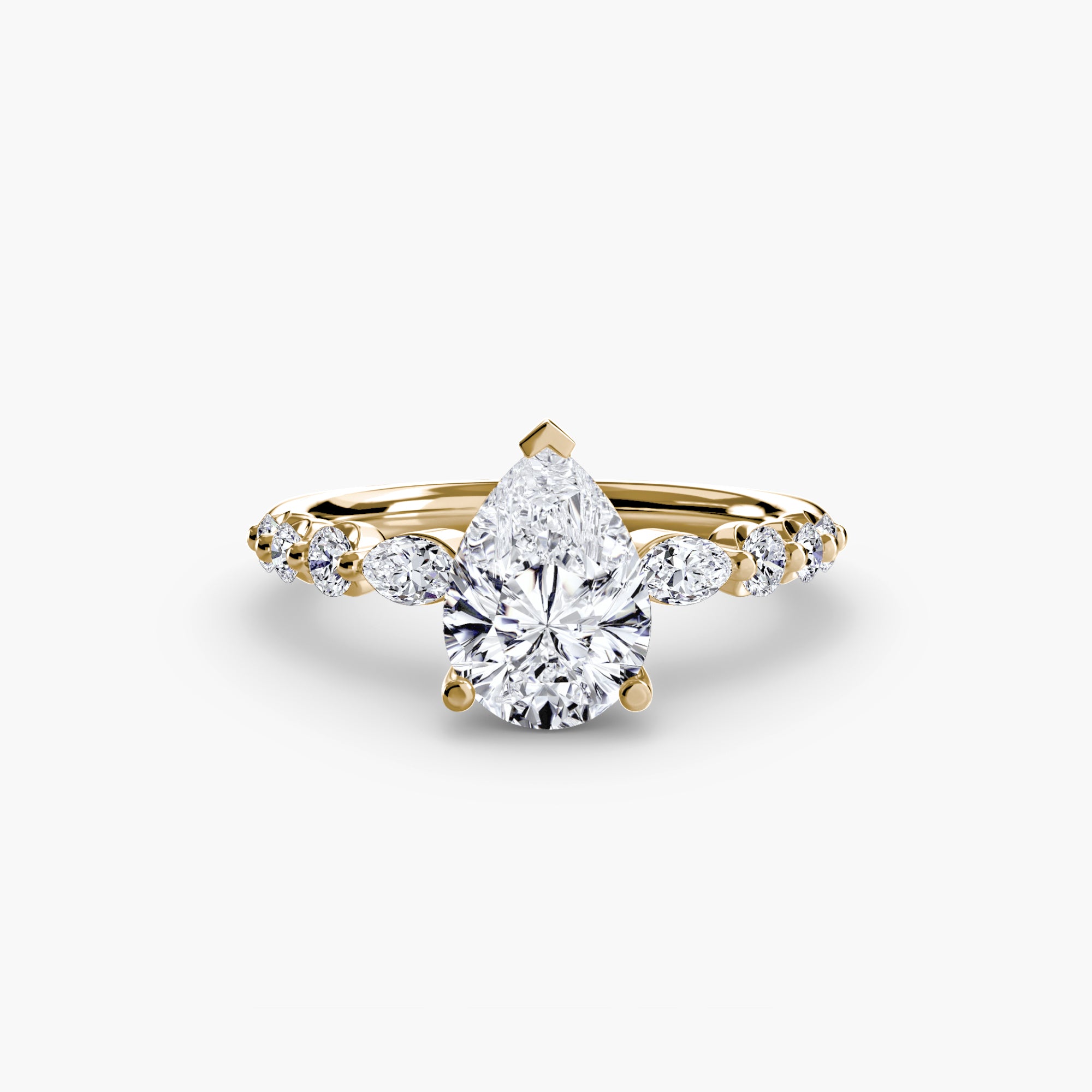 Velora Cluster Ring – Round Cut
