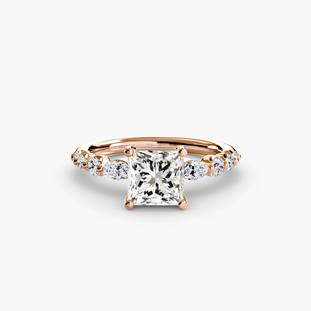 Velora Cluster Ring – Round Cut