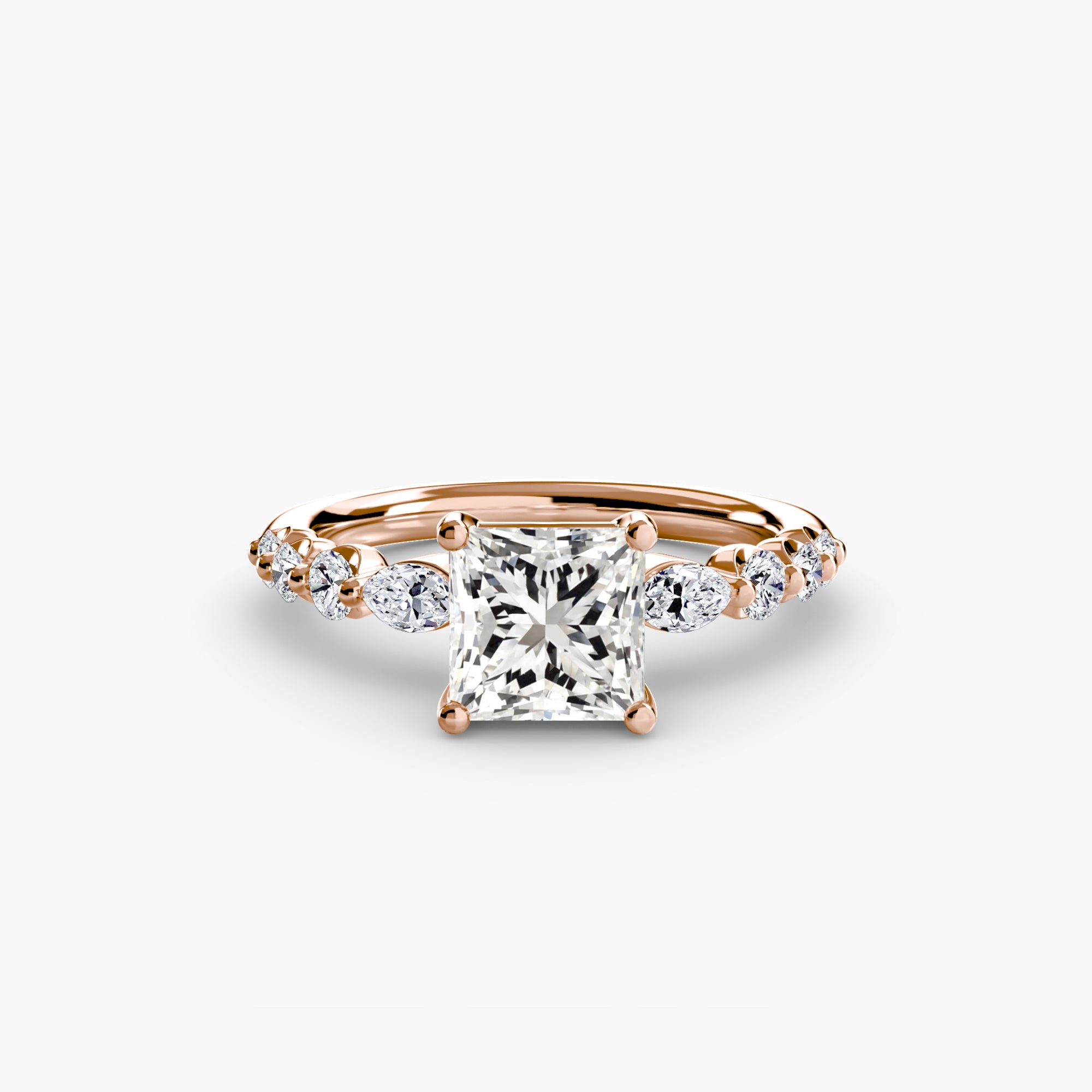 Velora Cluster Ring – Round Cut