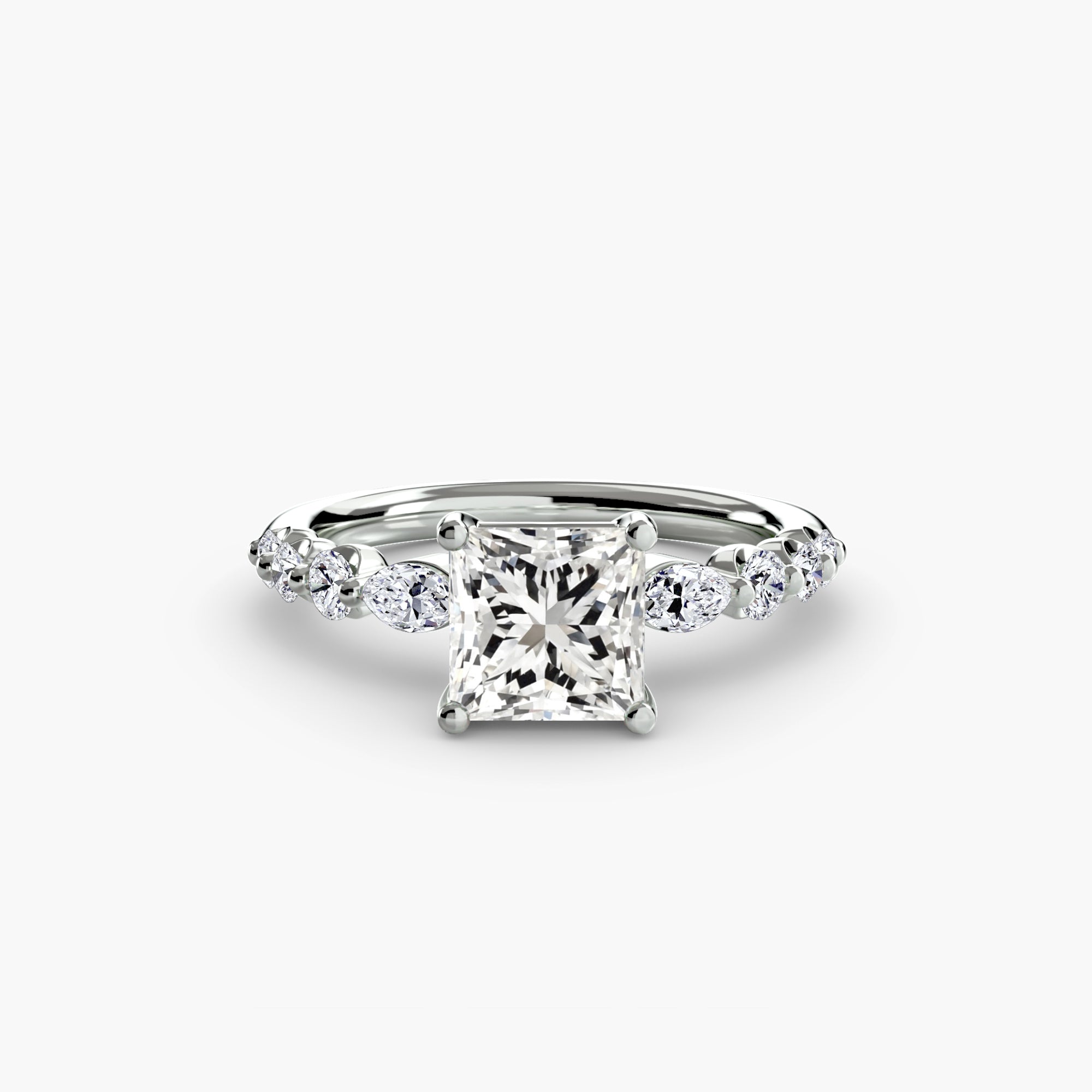 Velora Cluster Ring – Round Cut