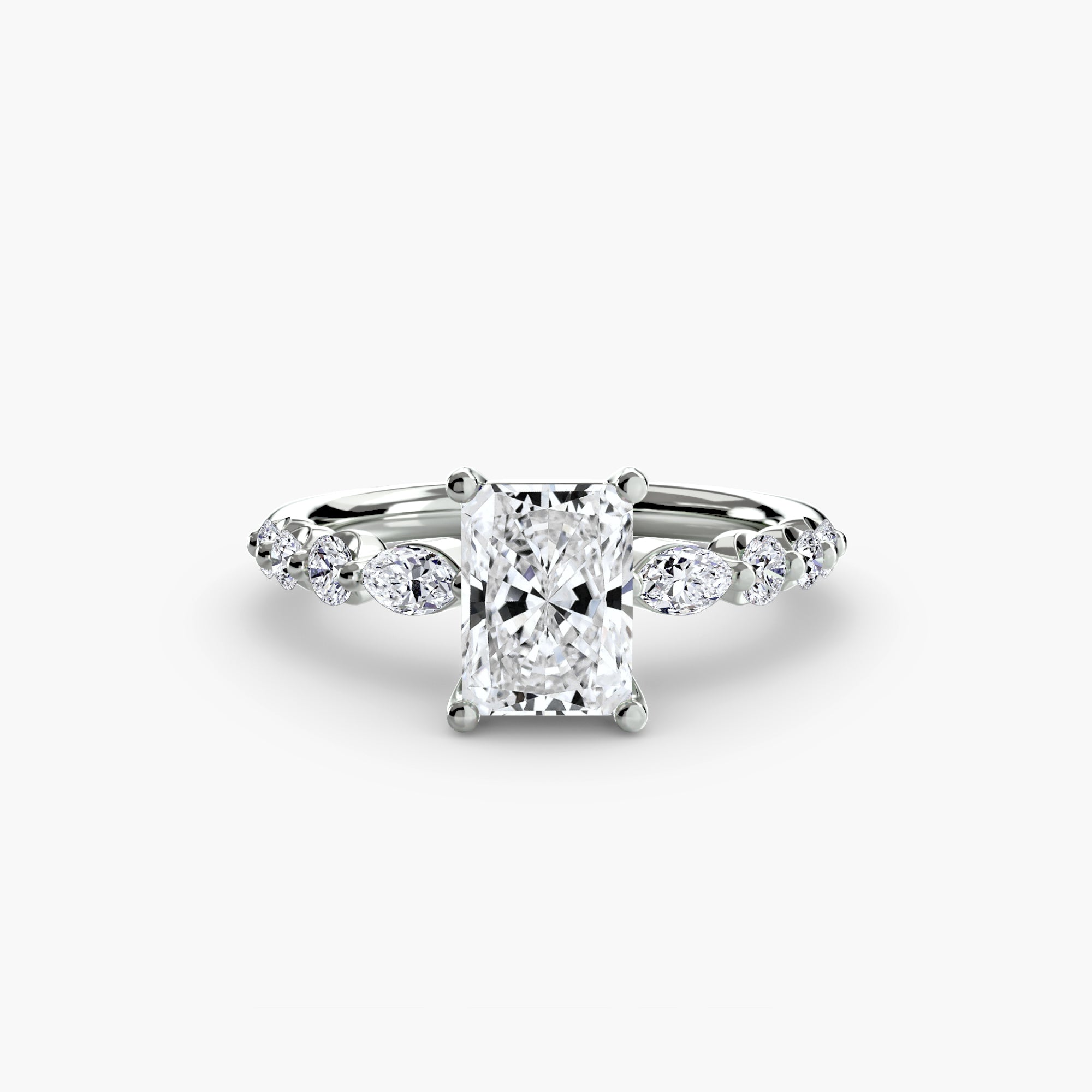 Velora Cluster Ring – Round Cut