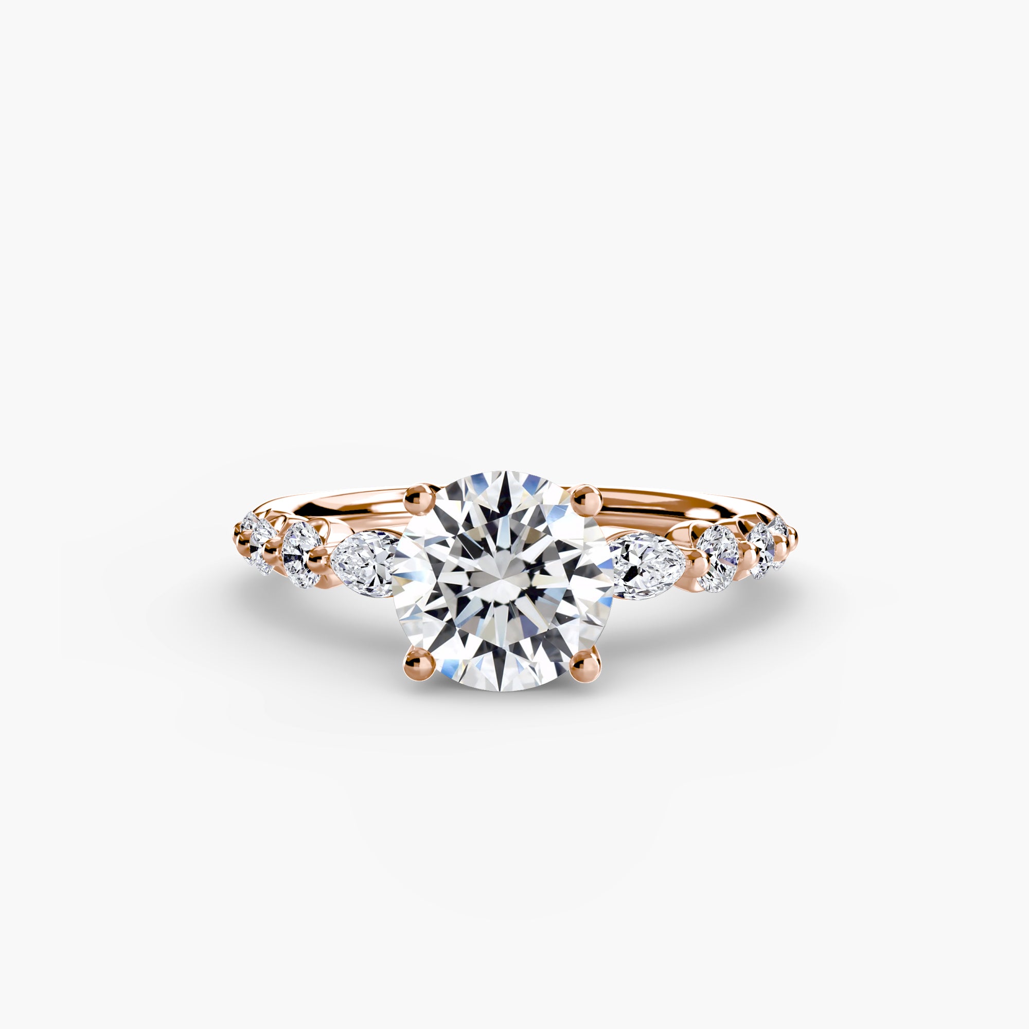 Velora Cluster Ring – Round Cut
