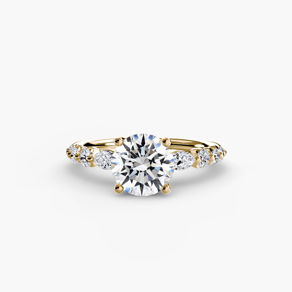 Velora Cluster Ring – Round Cut