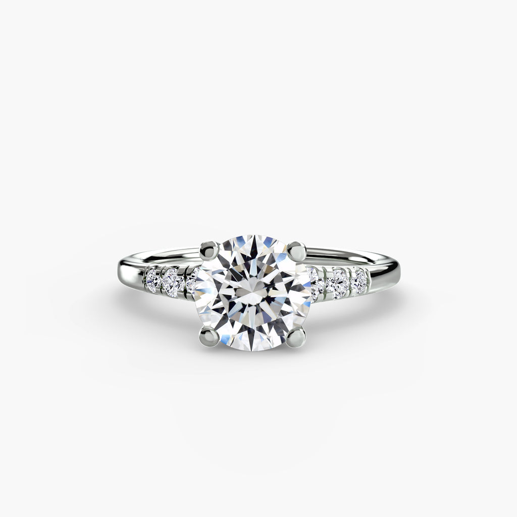 Auriona Solitaire Ring – Round Cut