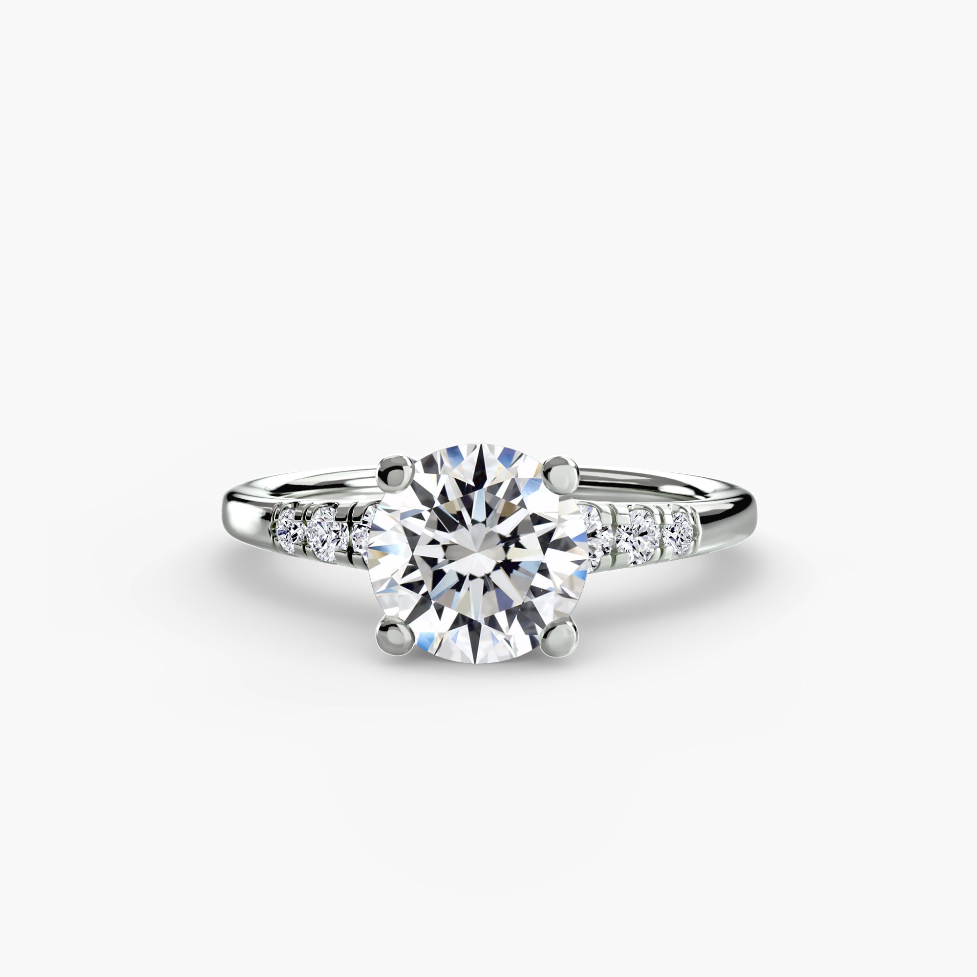 Auriona Solitaire Ring – Round Cut