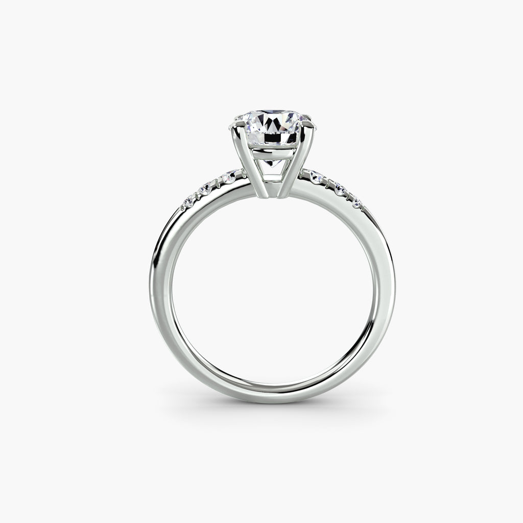 Auriona Solitaire Ring – Round Cut
