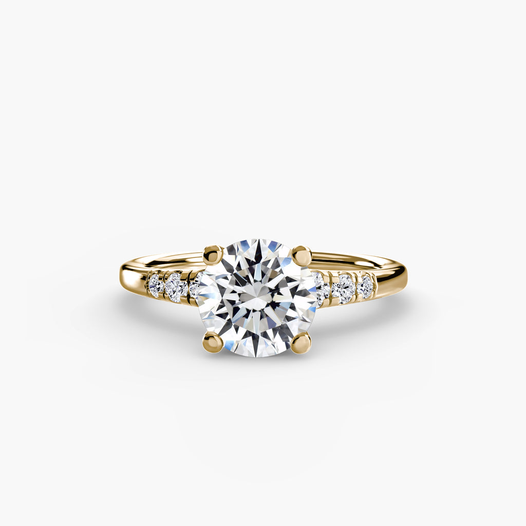 Auriona Solitaire Ring – Round Cut