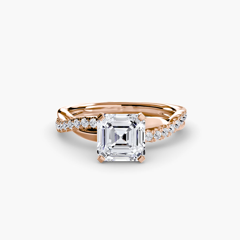 Virella Twist Ring – Oval Cut