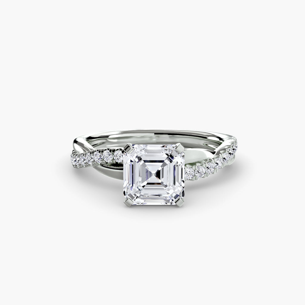 Virella Twist Ring – Oval Cut