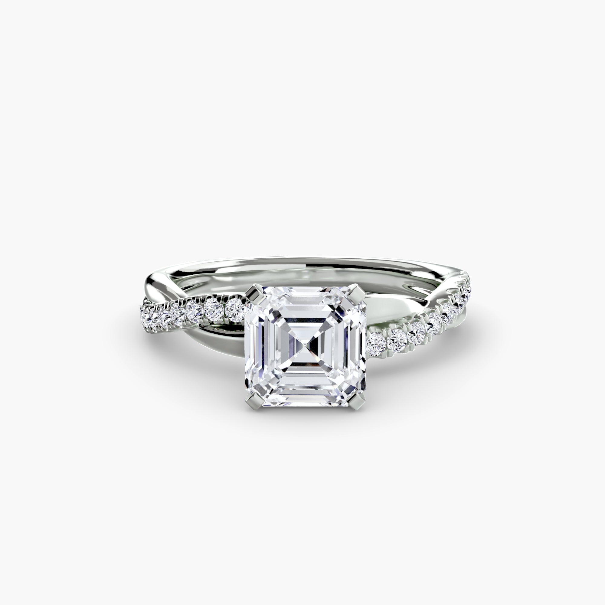 Virella Twist Ring – Oval Cut