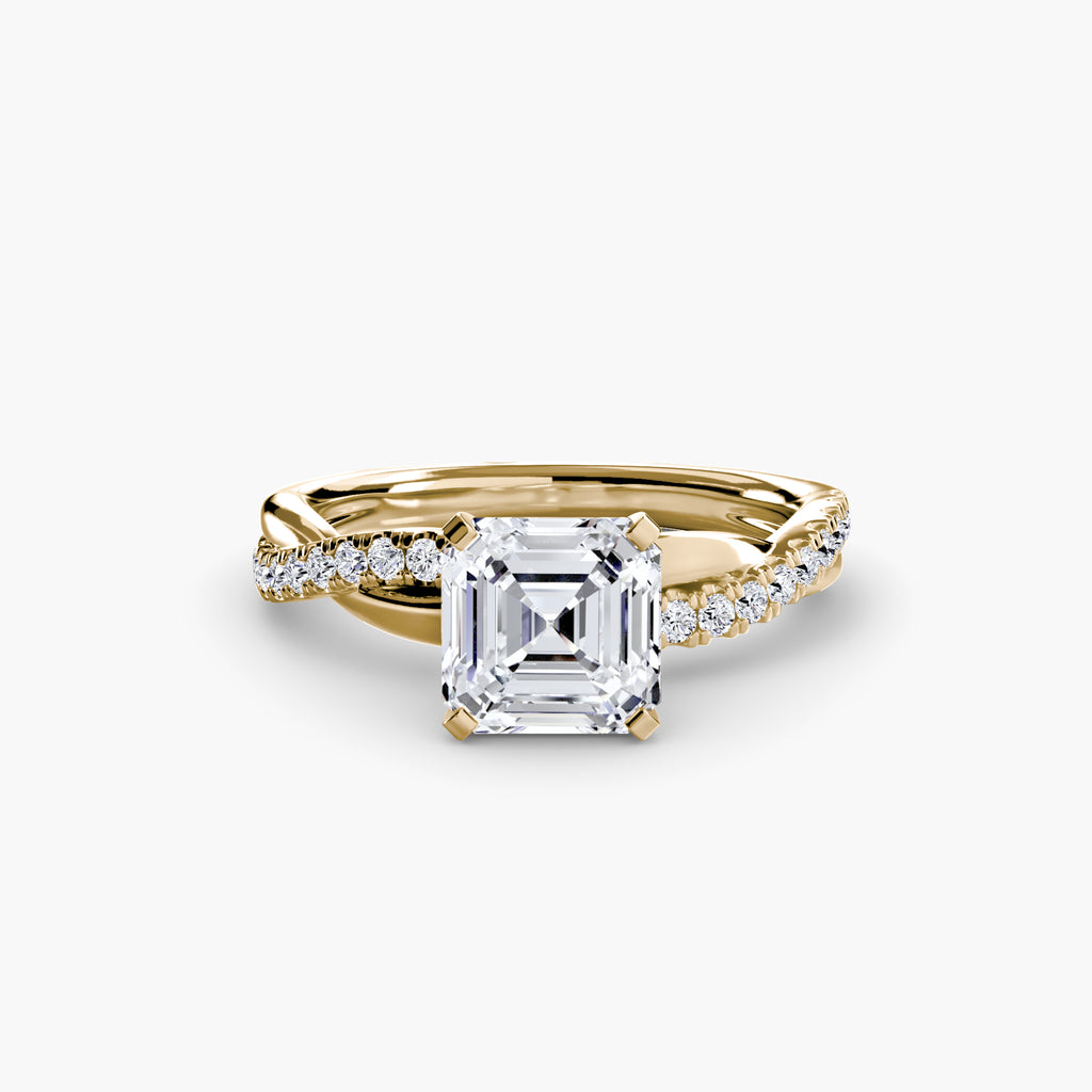 Virella Twist Ring – Oval Cut