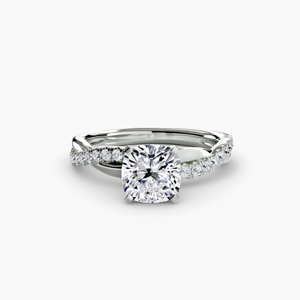 Virella Twist Ring – Oval Cut